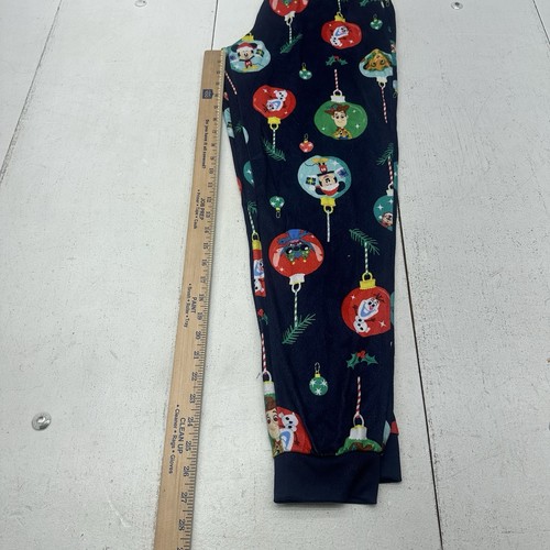 Disney Pixar Navy Christmas Graphic Elastic Waist Pajama Pants Kids Size M 8/10 - Picture 6 of 7