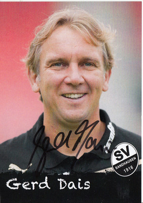 Gerd Dais SV Sandhausen 2011-12 TOP AK +A32813