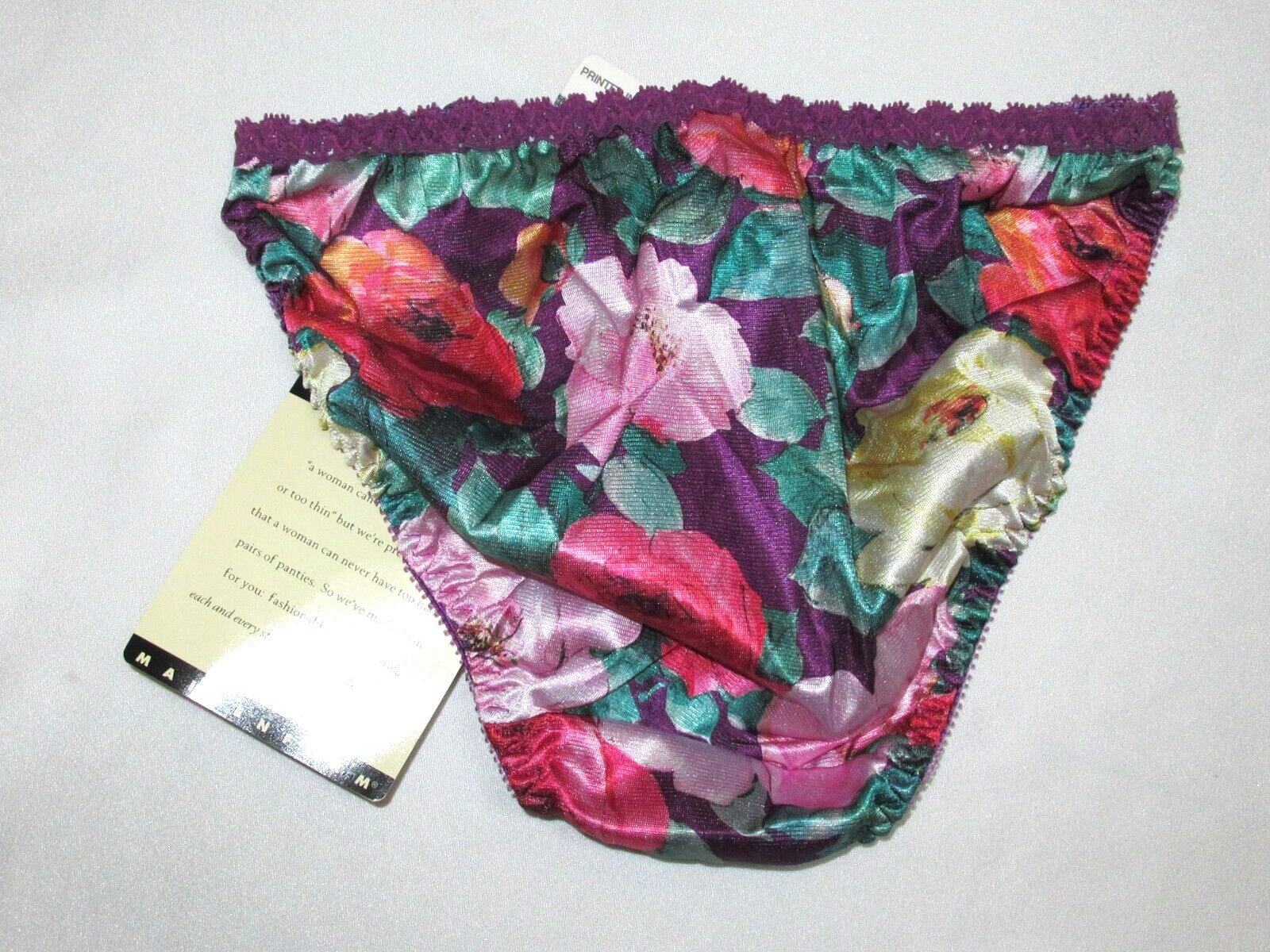 MAIDENFORM CHANTILLY LACE string bikini PANTIES NWT 1… Gem