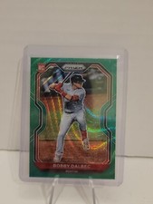 Bobby Dalbec 2021 Panini Prizm Baseball GREEN WAVE #64 Red Sox RC Rookie