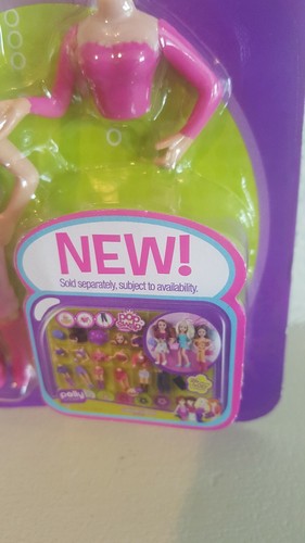 Polly Pocket Pop N Swap Puppe Muster Werbe 4" Puppe Mattel 2008 NEU - Bild 3 von 5
