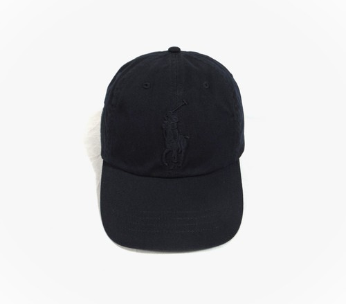 Ralph Lauren Polo Clásicos Big Pony Chino Correa de Cuero Aviador Sombrero Azul OSFM - Imagen 5 de 7