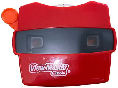 Mattel View Master Classic 3D Viewer Red Endangered Species Reel