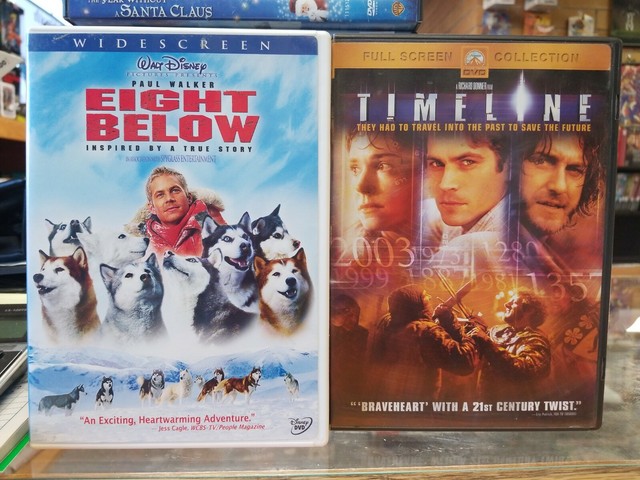 Eight Below (DVD, 2006, Widescreen) & Timeline - Paul ...