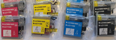 9x Patronen kompatibel für Brother MFC6490CW MFC6690CW DCP-145c DCP165C DCP-195c