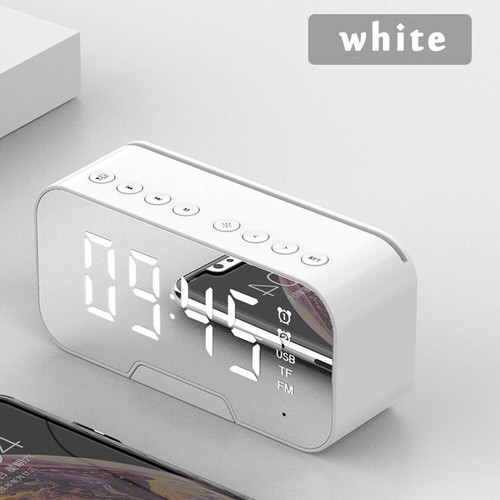 Multifunction Alarm Clock Wireless Bluetooth Music Player Electronic Digital - Picture 11 of 12