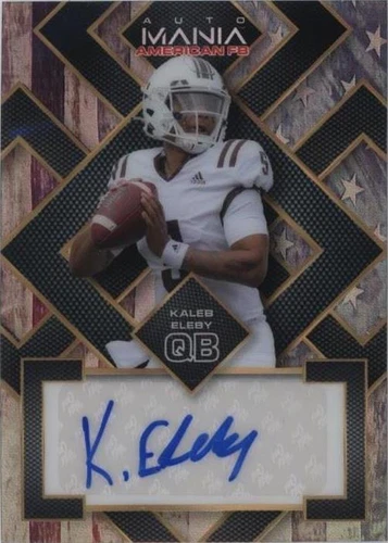 2022 Wild Card Auto Mania American Football Kaleb Eleby #AMA-SQ59