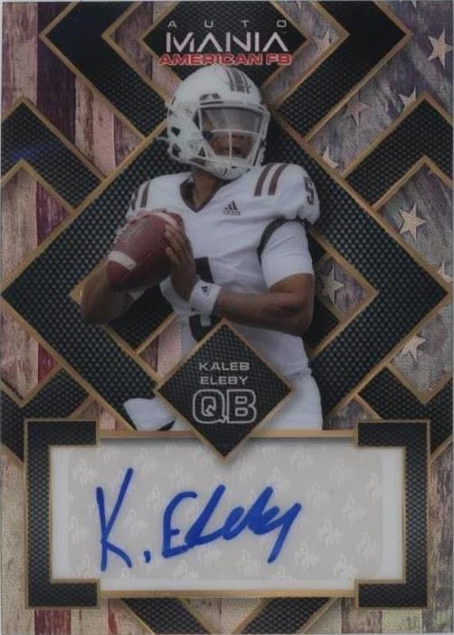 2022 Wild Card Auto Mania American Football Kaleb Eleby #AMA-SQ59