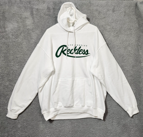 Size XL - Young & Reckless Y&R 'Reckless Los Angeles' White Pullover Hoodie