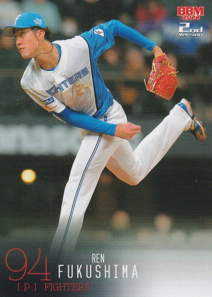スポーツ選手 BBM2022 Baseball Card 2nd version 2024 REN FUKUSHIMA #371 BBM Baseball Card 2nd version NIPPON