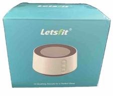 Letsfit Sleeping Sound Machine, 14 High Fidelity Sleep Soundtracks, White T126L