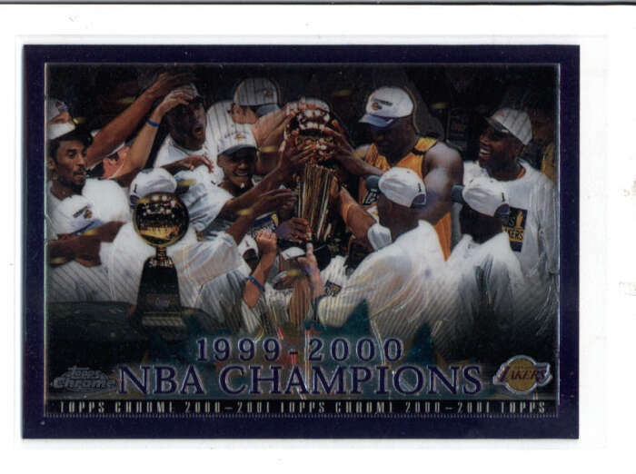 LOS ANGELES LAKERS 2000/01 TOPPS CHROME #85 1999-2000 NBA