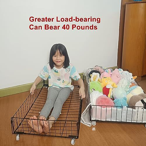 xxxxxLarge 4 Pack Under Bed Storage With Wheels, Under bed storage eBay