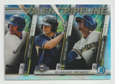 2017 Bowman Chrome Talent Pipeline Refractors #TPMIL Corey Ray/Brett Phillips/Le