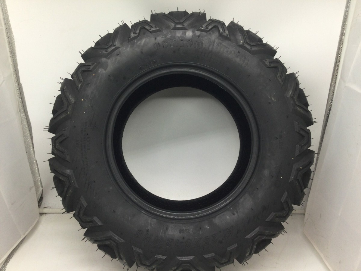 Oshion ATV UTV All Terrain Tire 25x8-12 6 Ply Tubeless | eBay