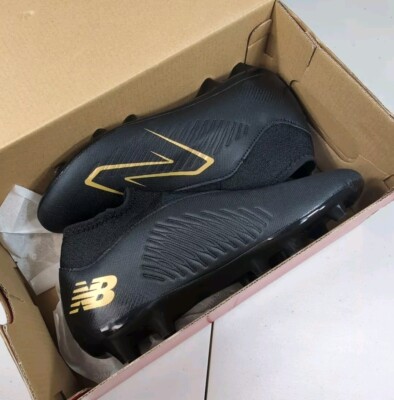 New Balance Kid Tekela V4 Magique FG Sz 6 Soccer Cleat Black/Gold Uk 5.5 Eur38.5
