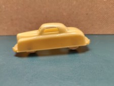 Vintage 1940s-1950s Renewal Product Yellow Plastic Car 2 Door Made in USA