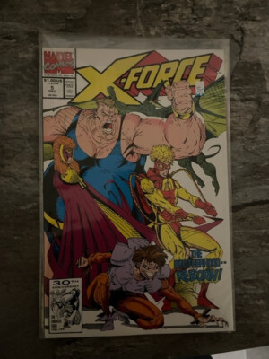 X-Force 5 Marvel USA 1991 NM Deadpool, extrem weiße Seiten!