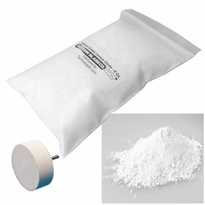 Optical Grade High Purity Cerium Oxide Polishing Compound - 8 Oz & 2'' Felt Wheel