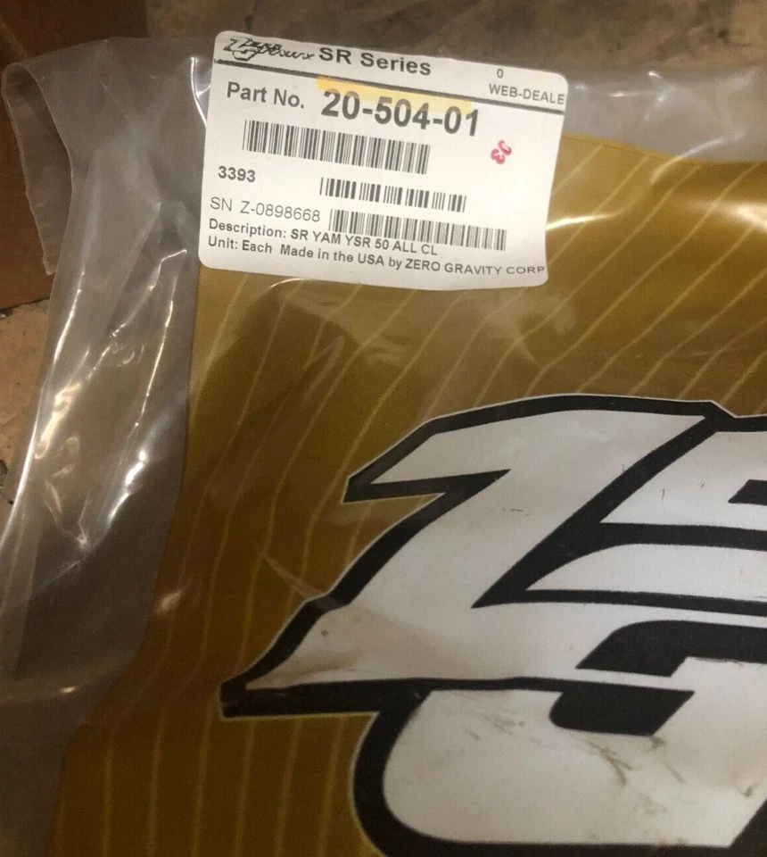 Parabrisas Zero Gravity 20-504-01 Serie SR, Transparente, YAMAHA YSR 50 Todos los Años Foto 2 de 2