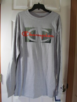 NWT BIG TALL CHAMPION BRAND LONG SLEEVE T-SHIRT