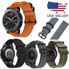 Soft Woven Nylon Watch Band Sport Strap For Samsung Galaxy Watch3 45mm /46mm/ S3