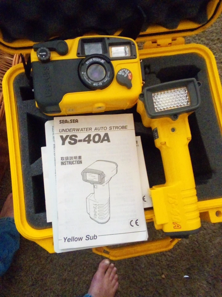 Cámara submarina SEA&SEA Motor Marine II-EX + Flash estroboscópico YS-60 TTL/S + Estuche Foto 3 de 3