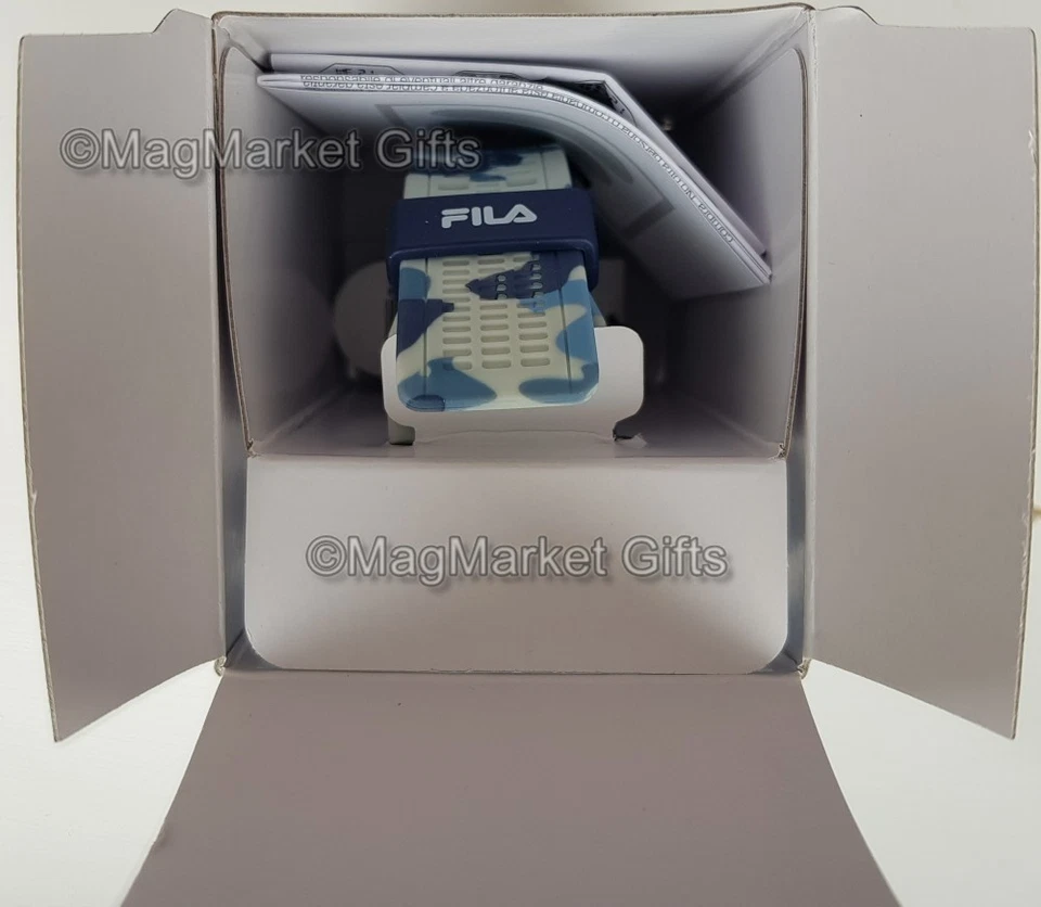 FILA BLUE CAMOUFLAGE FILACTIVE DIGITAL MENS WATCH · BRAND NEW ITEM - image 2 of 4