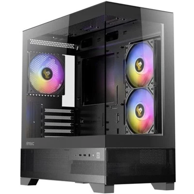 Antec Cx500m Micro Tower Gaming Case Black Argb 2  X Usb 3.0 / 1 X Usb Type-C Te - Picture 1 of 1