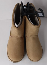 Wonder Nation Girl's Shearling Faux Fur Chestnut Boots Size 10