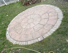 Circular Stone Patio 3 Metre Diameter