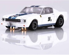 AFX 1965 Donahue Shelby Mustang GT350R HO Scale Slot Car Miles AFX22125 