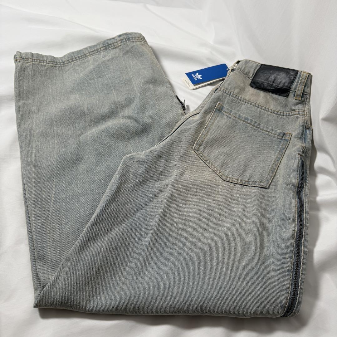 Adidas Women S Denim Zip Pant Pants 28 Jx9210 Limited