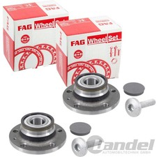 2x FAG RADLAGERSATZ HINTEN für AUDI A3 VW GOLF 5+6 JETTA 4 PASSAT 3C SHARAN SEAT