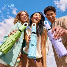 Fully automatic umbrella with lock buckle for sun protection and UV protection,