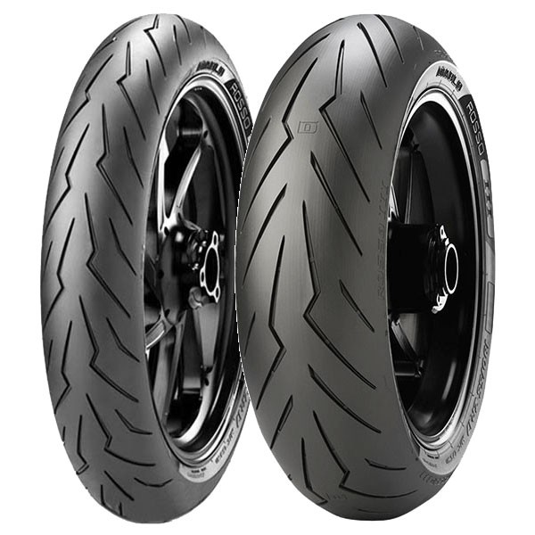 TYRE PAIR PIRELLI 120/70-17 ROSSO III 3 (D) + 140/70-17 ROSSO III 3