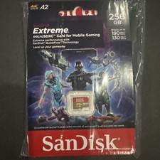 SanDisk Extreme 256GB MicroSD Memory Card Model SDSQXH9-256G-GZ6MA