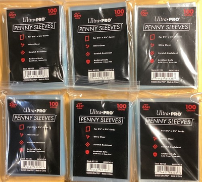 #ad 600 Ultra Pro Soft Penny Card Sleeves Standard Cards Free Priority Shipping $10.95