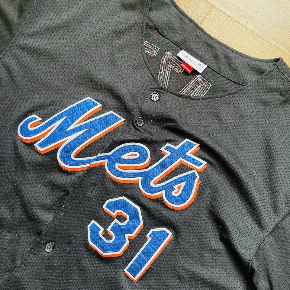 Camiseta Mike Piazza New York Mets Mitchell Ness 2000 Serie Mundial Talla 52 2XL Foto 2 de 4