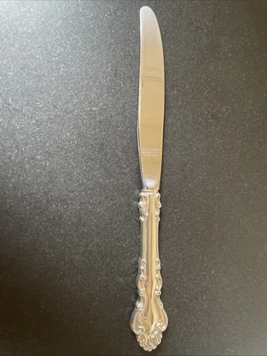 Reed & Barton Spanish Baroque Sterling Silver Dinner Knife 9 3/4”