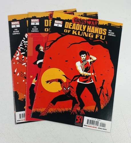 Deadly Hands of Kung Fu: Gang War #1#3 (2023). Complete Series. Marvel