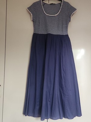 Max Mara Kleid mit Futter  Gr.L 40-42 Neu  Blau Marine