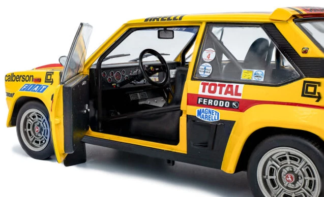 Fiat 131 Abarth No 12 Mouton Monte Carlo 1980 1/18 - S1806007 SOLIDO - Photo 4/4