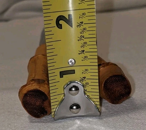 Cascanueces de mano Carl Aubock de acero inoxidable de colección de los años 50 madera de bambú Foto 4 de 4