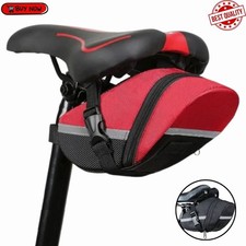 Bolsa de sillín de bicicleta impermeable MTB herramienta de asiento trasero debajo del asiento bolsa de almacenamiento nueva