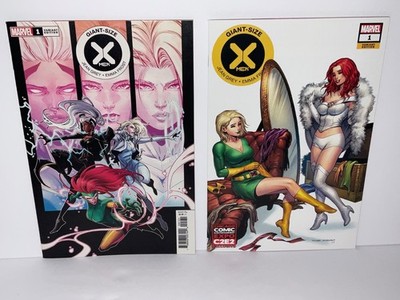 MARVEL GIANT-SIZE X-MEN JEAN GREY + EMMA FROST # 1 LOT OF 2 VARIANTS NM COMICS