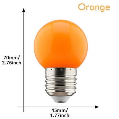 20er Set 3W E27 farbige LED Leuchtmittel Birnenform gemischt farbige Glühbirnen