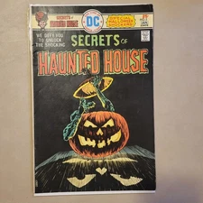 Secrets Of Haunted House #5, Classic Bernie Wrightson Cover, FN To VF, 1975, DC!