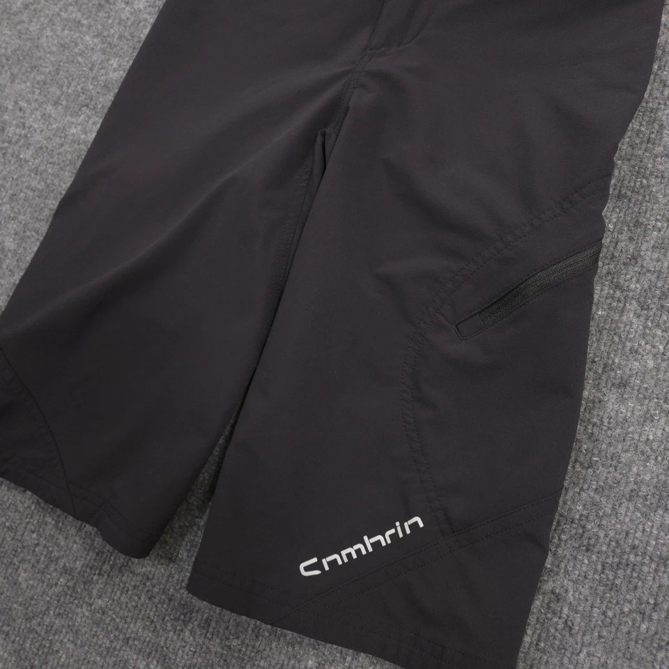 Sombrio Groms 短裤青少年 8 黑色性能户外山地自行车骑行 — 第 3/4 张图片