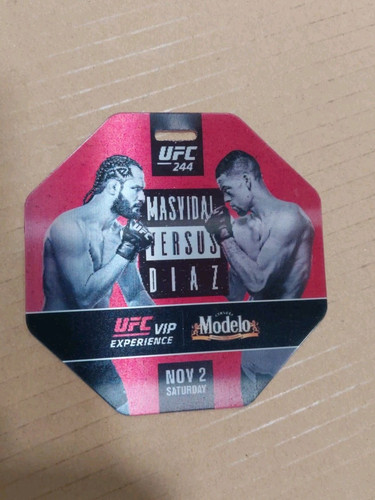 2019 UFC 244 UFC Jorge Masvidam Vs Nate Diaz TICKETS Nov. 2nd - Picture 2 of 5